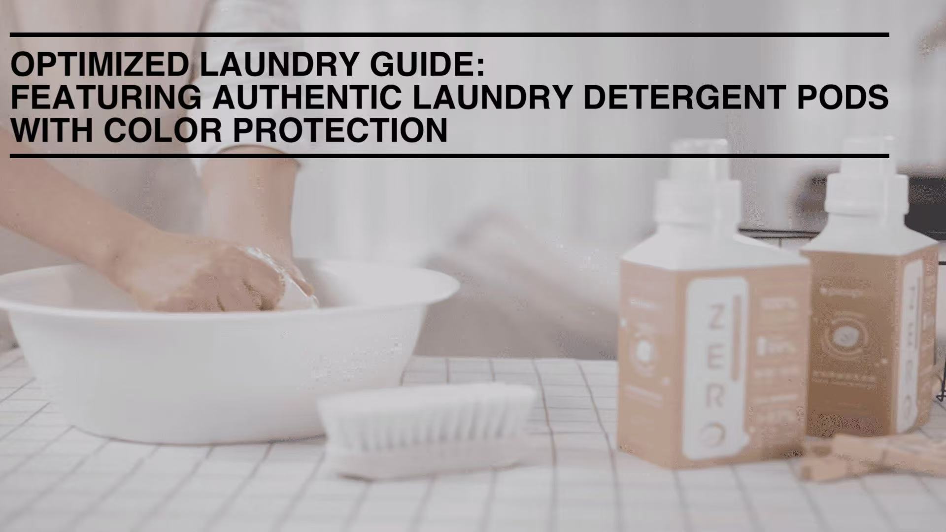 Optimized Laundry Guide: Featuring Authentic Laundry Detergent Pods with Color Protection