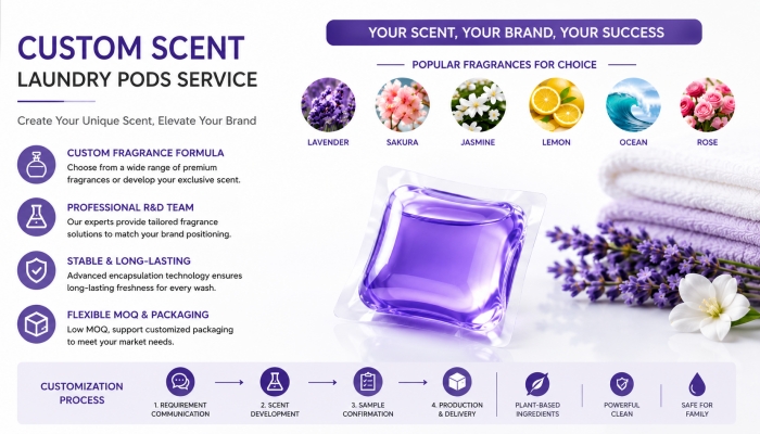 Unlock the Power of Scent: Custom Formula Laundry Pods Service by Authentic