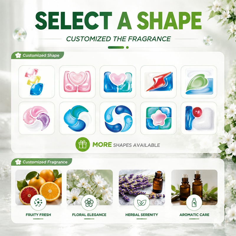Sandhill-BloomWell Laundry Capsules – 3-in-1, 8X Deep Clean, 72H Fragrance, 30 Packs