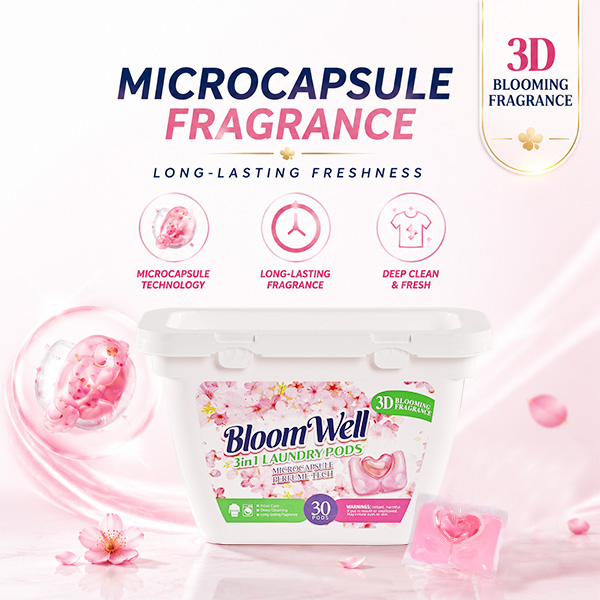 Sweet Peach-3-in-1 Laundry Detergent Pods Bulk Anti Sensitive Laundry Pods Scented Washing Machine Pods Packs