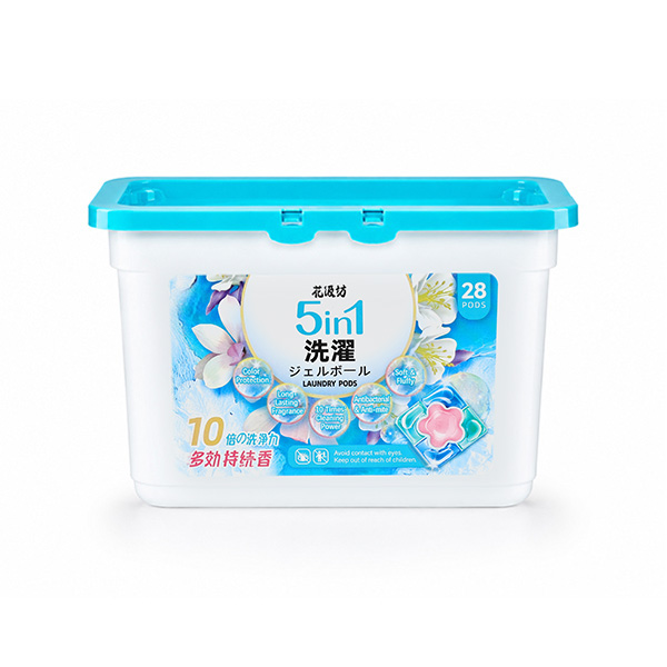 North Island-OEM 5-in-1 Laundry Pods – Antibacterial, Color Protection, Custom Fragrance – Bulk Wholesale for Sensitive Skin