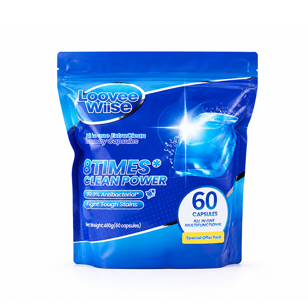 Lavender-loovee Wiise single chamber all in one super affordable factory price new laundry capsules with long-lasting fragrance