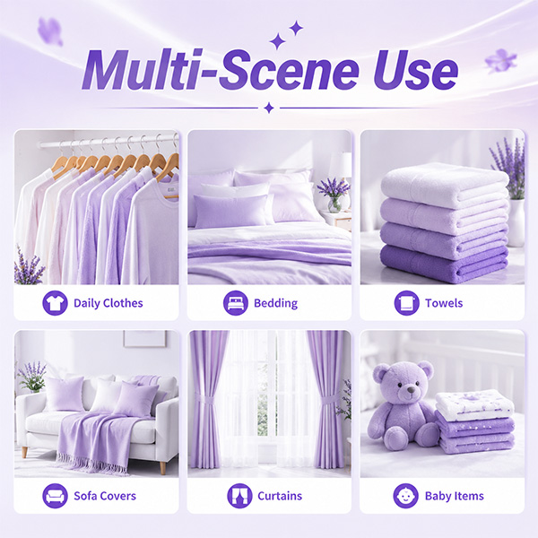 Lavender-OEM ALL in 1 Laundry Pods – Vegan Dye-Free Sensitive Skin Formula – Bulk Factory Supply