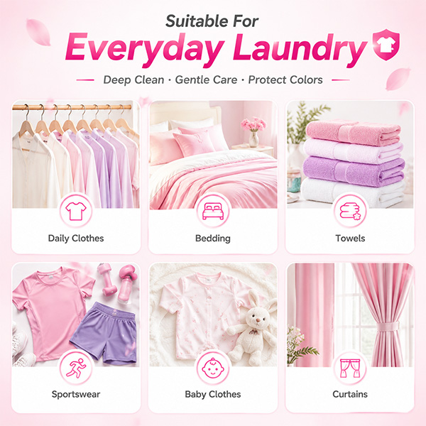 Sakura-5 in 1 Laundry pod long-lasting fragrance Eco friendly best ecological laundry detergent pods