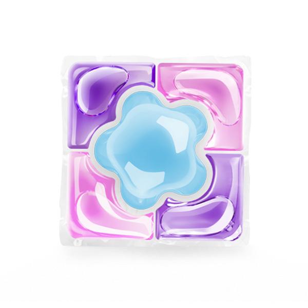 5 in 1 Hot sale  Fragrance flowers laundry pods scent Strong stain removal laundry detergent pods custom laundry pods capsules