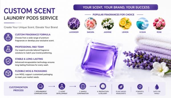 Unlock the Power of Scent: Custom Formula Laundry Pods Service by Authentic