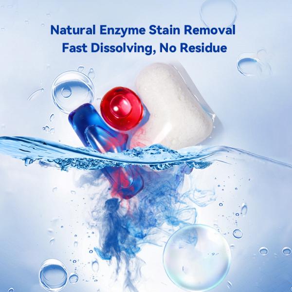 Wholesale Unscented 3-in-1 Dishwasher Pods Antibacterial Disinfectant