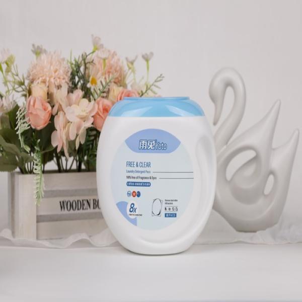 Yoto Laundry Pods: Fragrance-Free, Hypoallergenic, pH-balanced